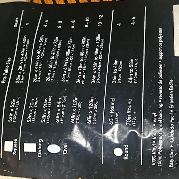 Haunted Halloween Vinyl Tablecloth. NWT. - Picture 3 of 6